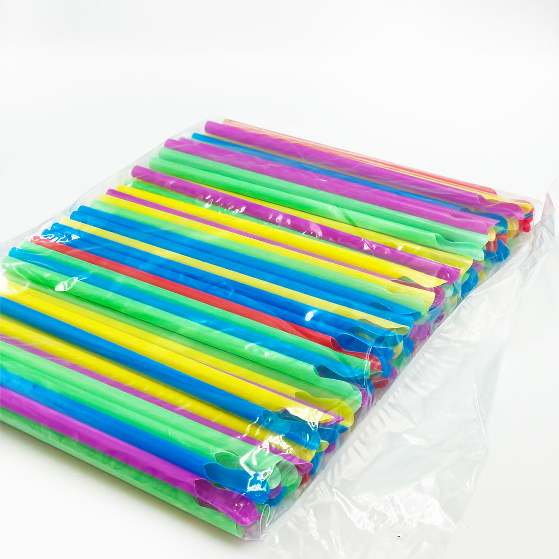 Cañitas Cuchara Plástico (Bolsa 250 unds)